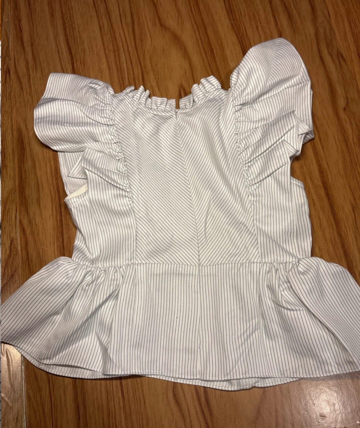 Girls Striped Ruffle Peplum Top Size 3 - photo 5