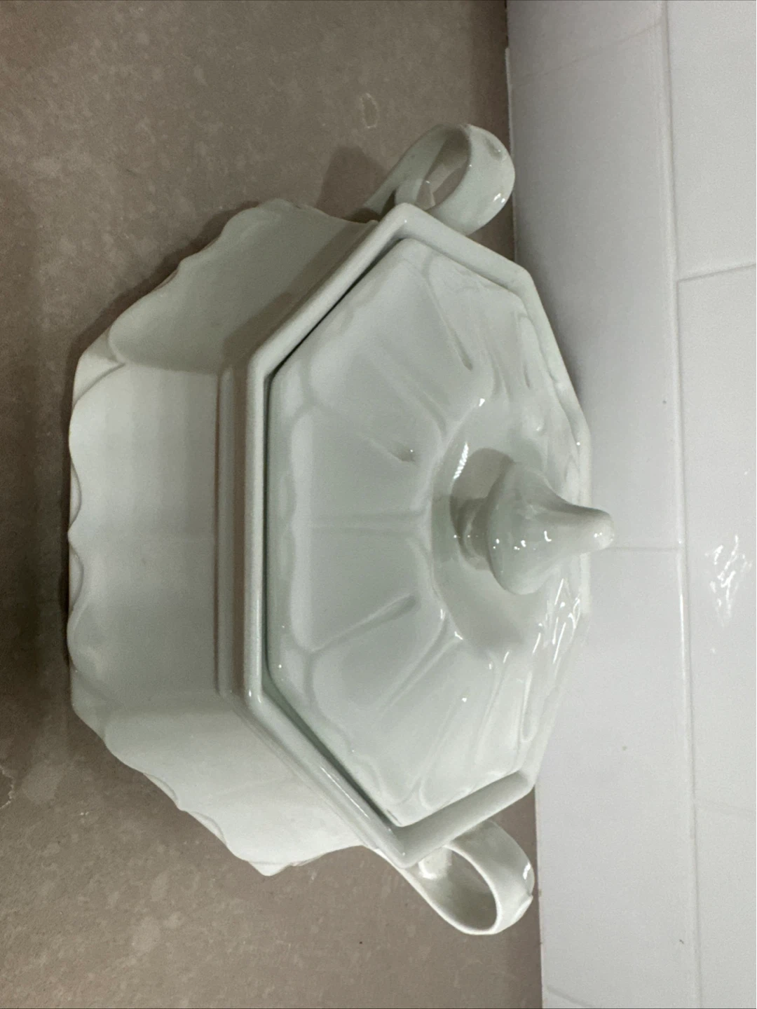 Red-Cliff Ironstone Covered Serving Dish