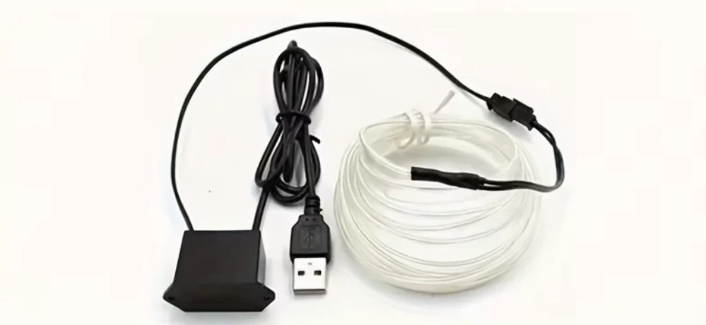 USB White Car Interior Ambient Light Strip – Like New