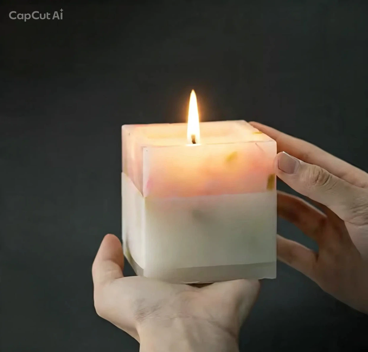 Acrylic Windproof Candle Mold 10x10cm