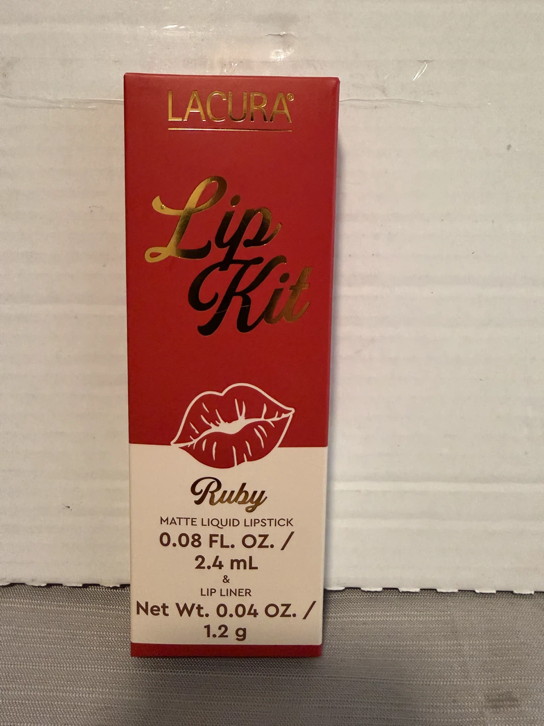Lacura Lip Kit Ruby Matte Liquid Lipstick & Lip Liner