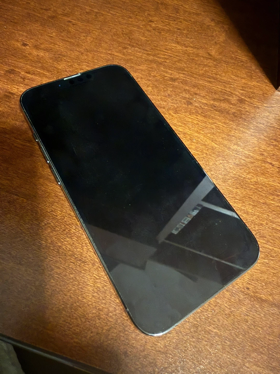 Silver iPhone 13 Pro Max and a phone case with MagSafe Ring - photo 2