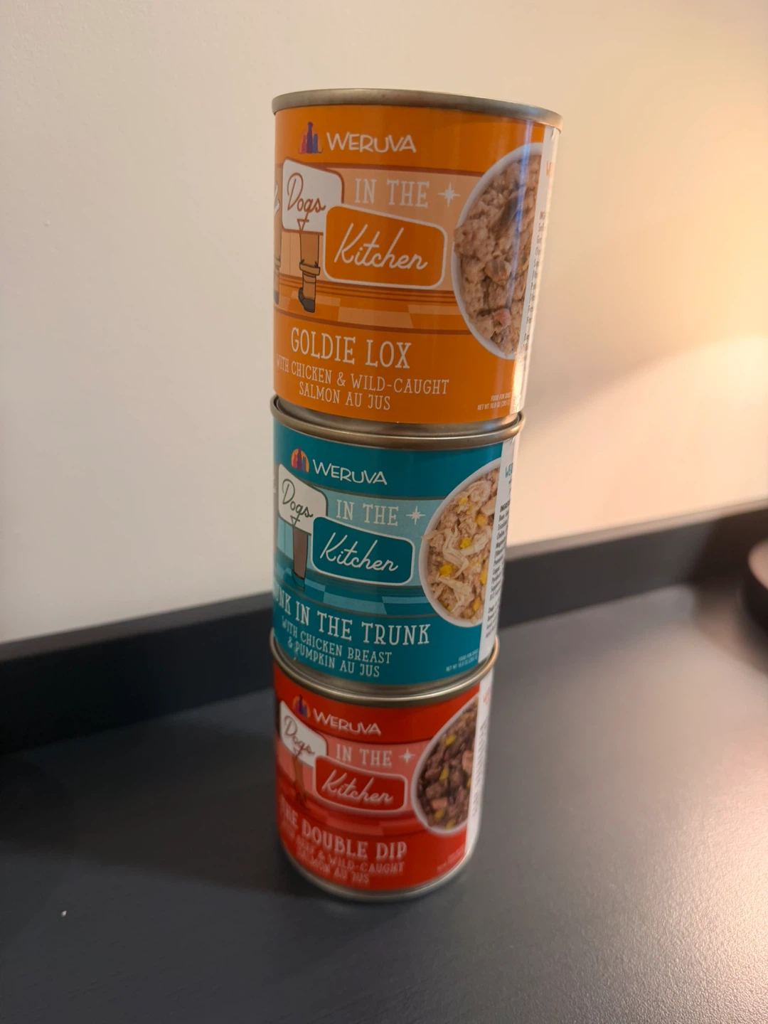 Weruva Dogs in the Kitchen 3 pack wet food cans