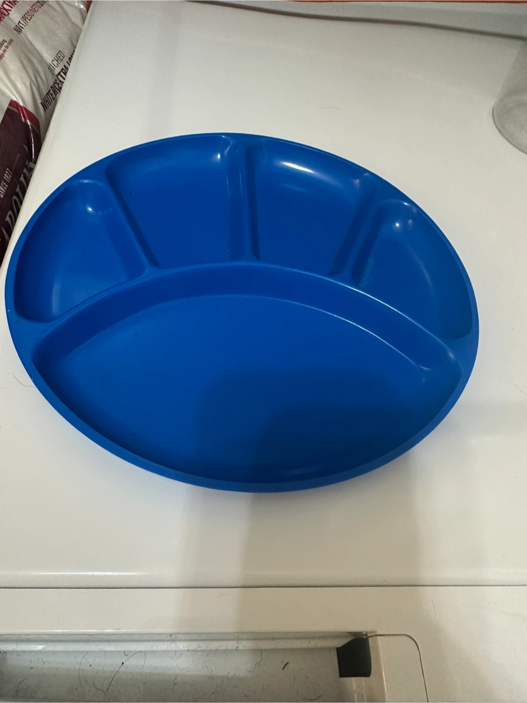 Blue Divided Toddler Plate - photo 2