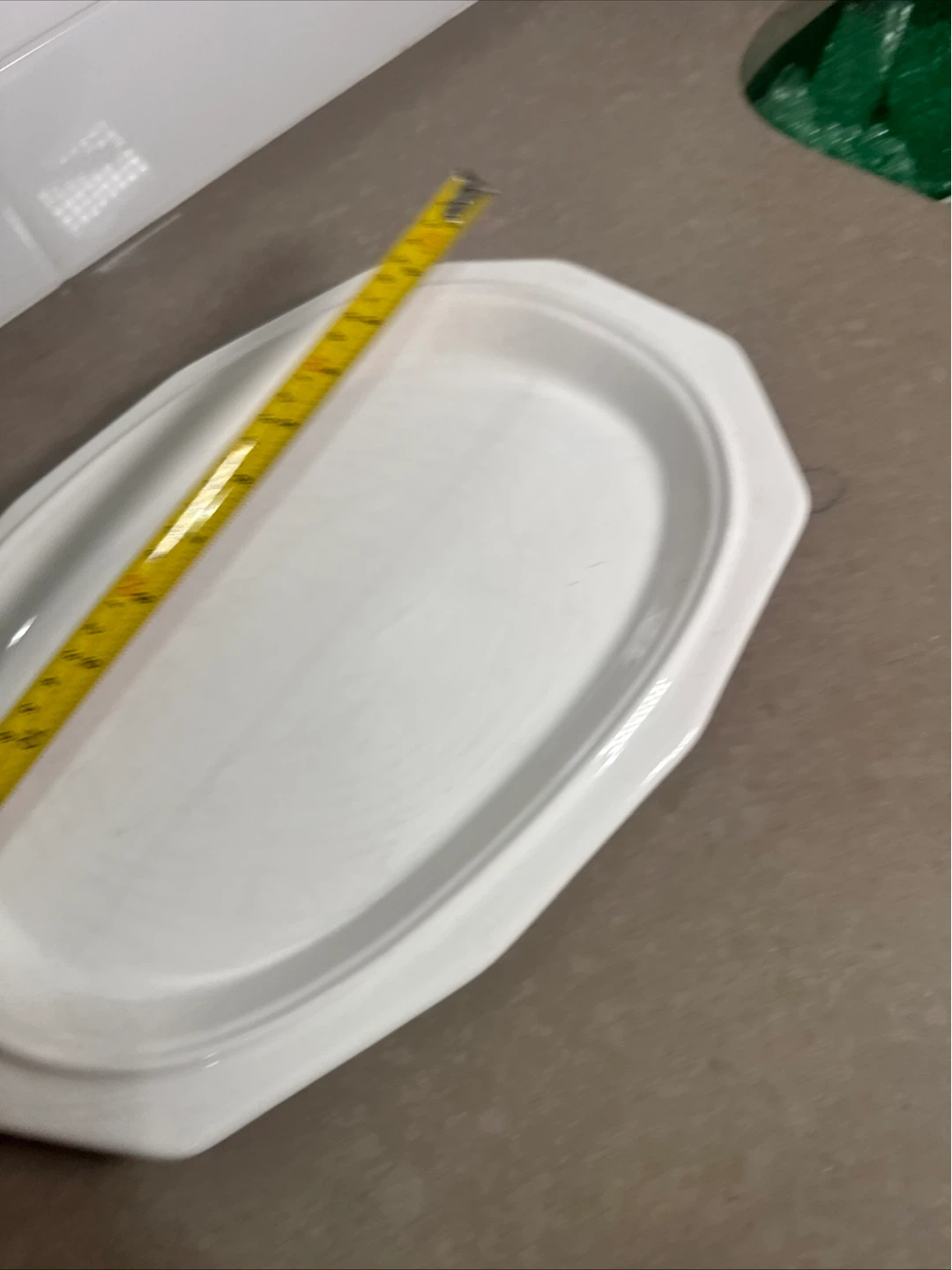 White Oval Platter - photo 3
