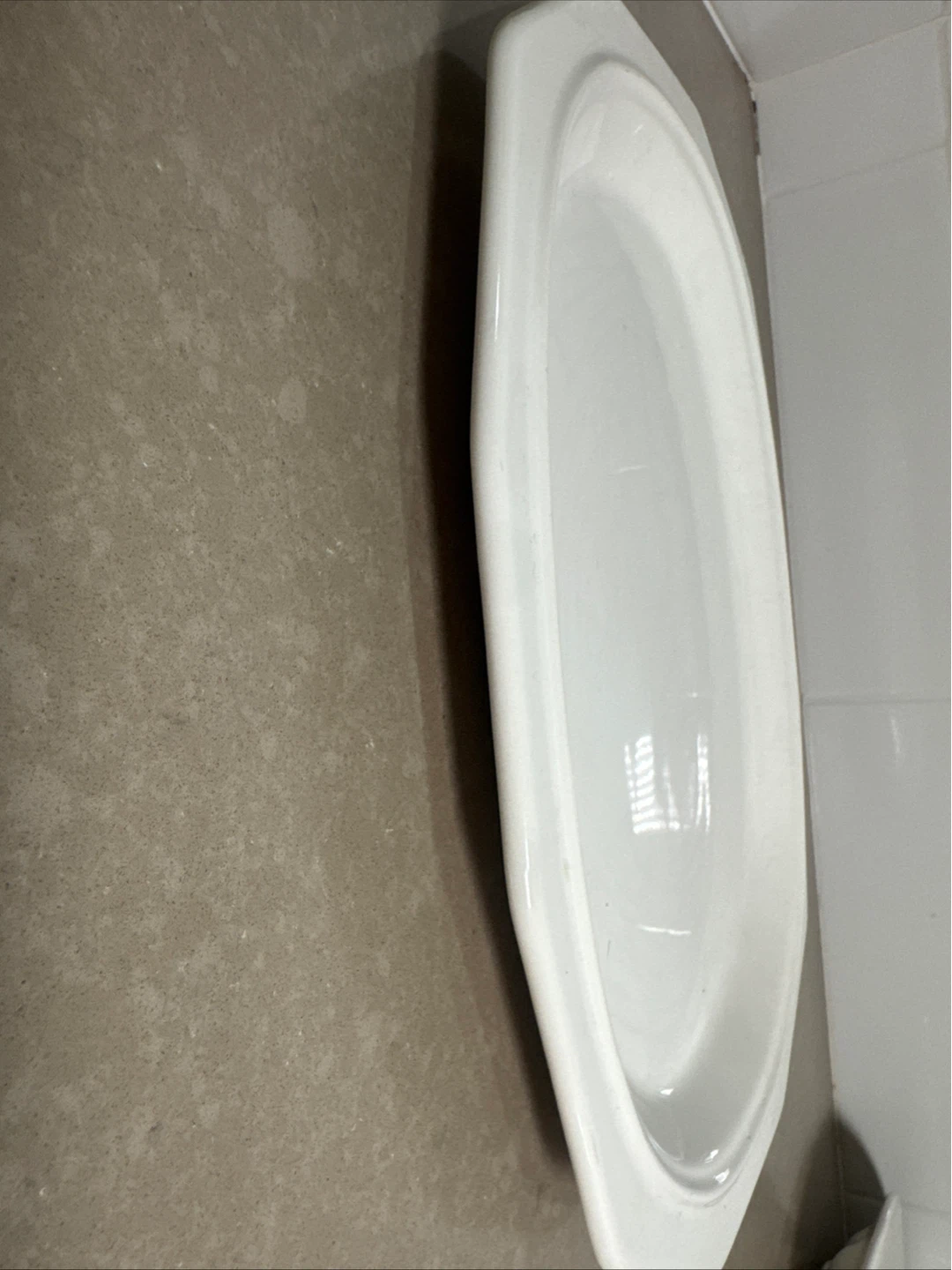 White Oval Platter - photo 2