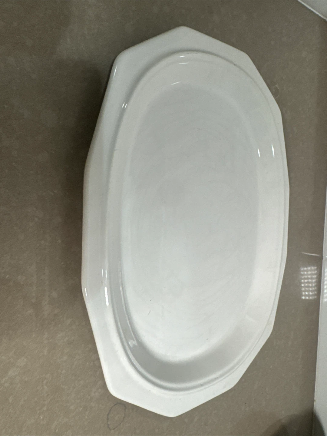 White Oval Platter