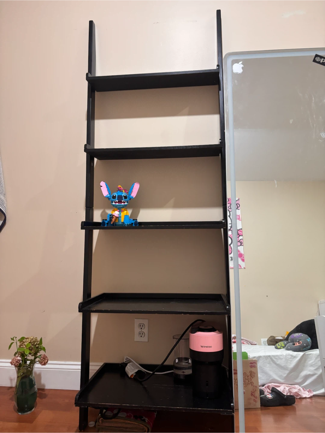 Black Ladder Shelf