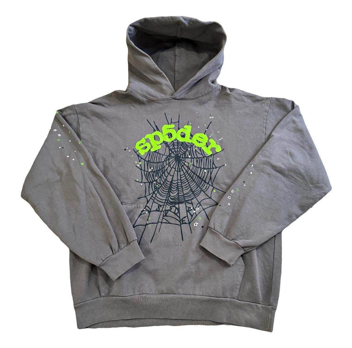 Young Thug Spider Hoodie grey