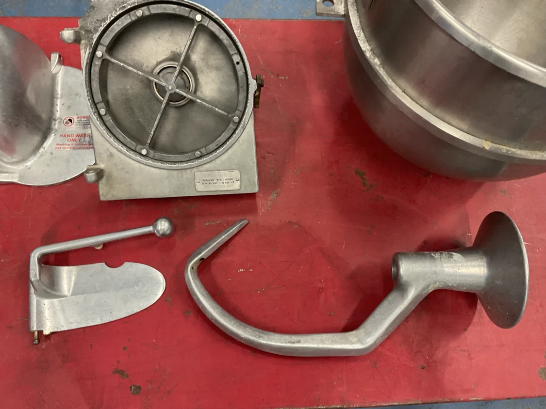 Commercial Stand Mixer Bowl and Attachments - photo 3