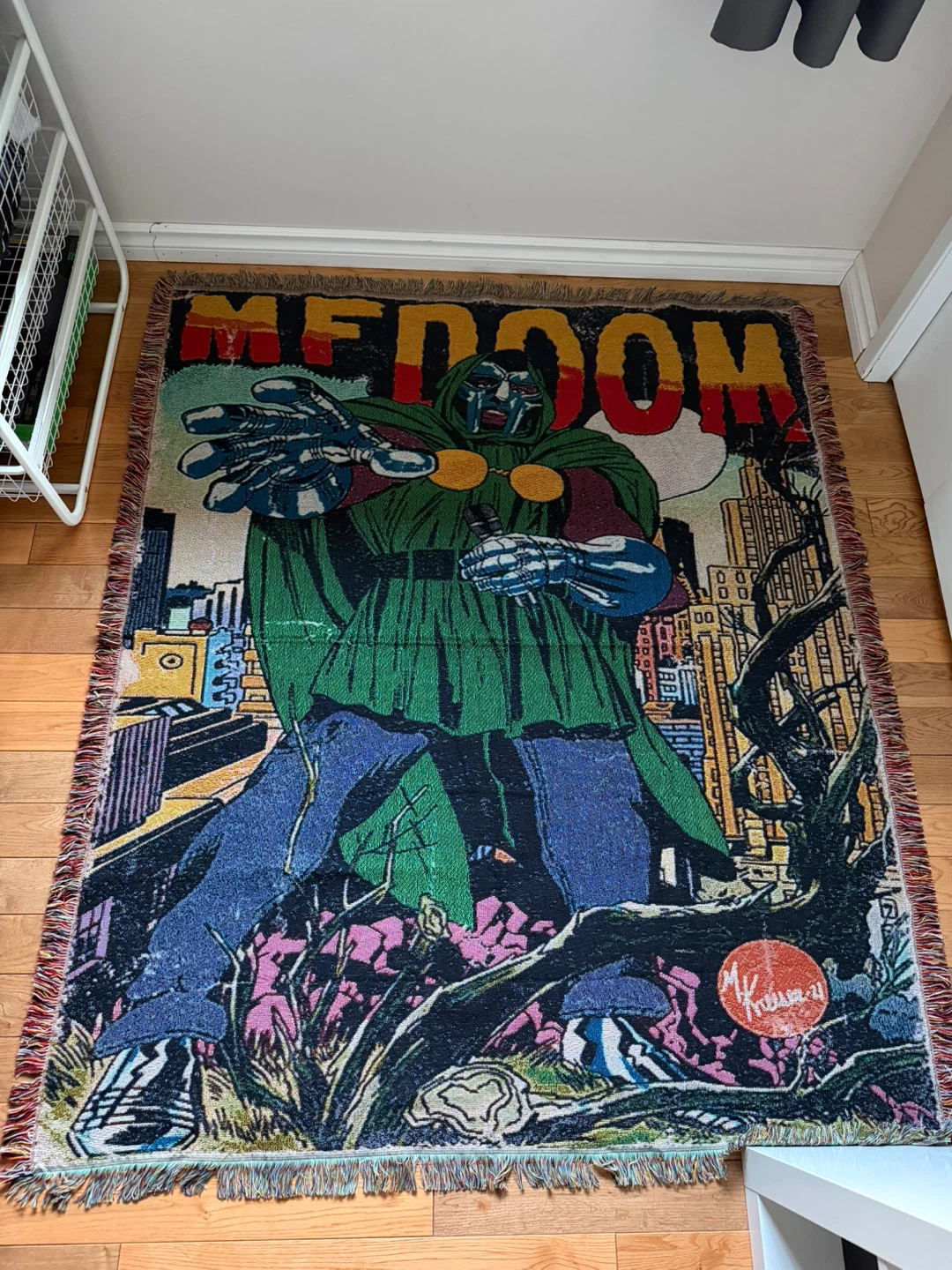 MF DOOM Woven Tapestry Blanket