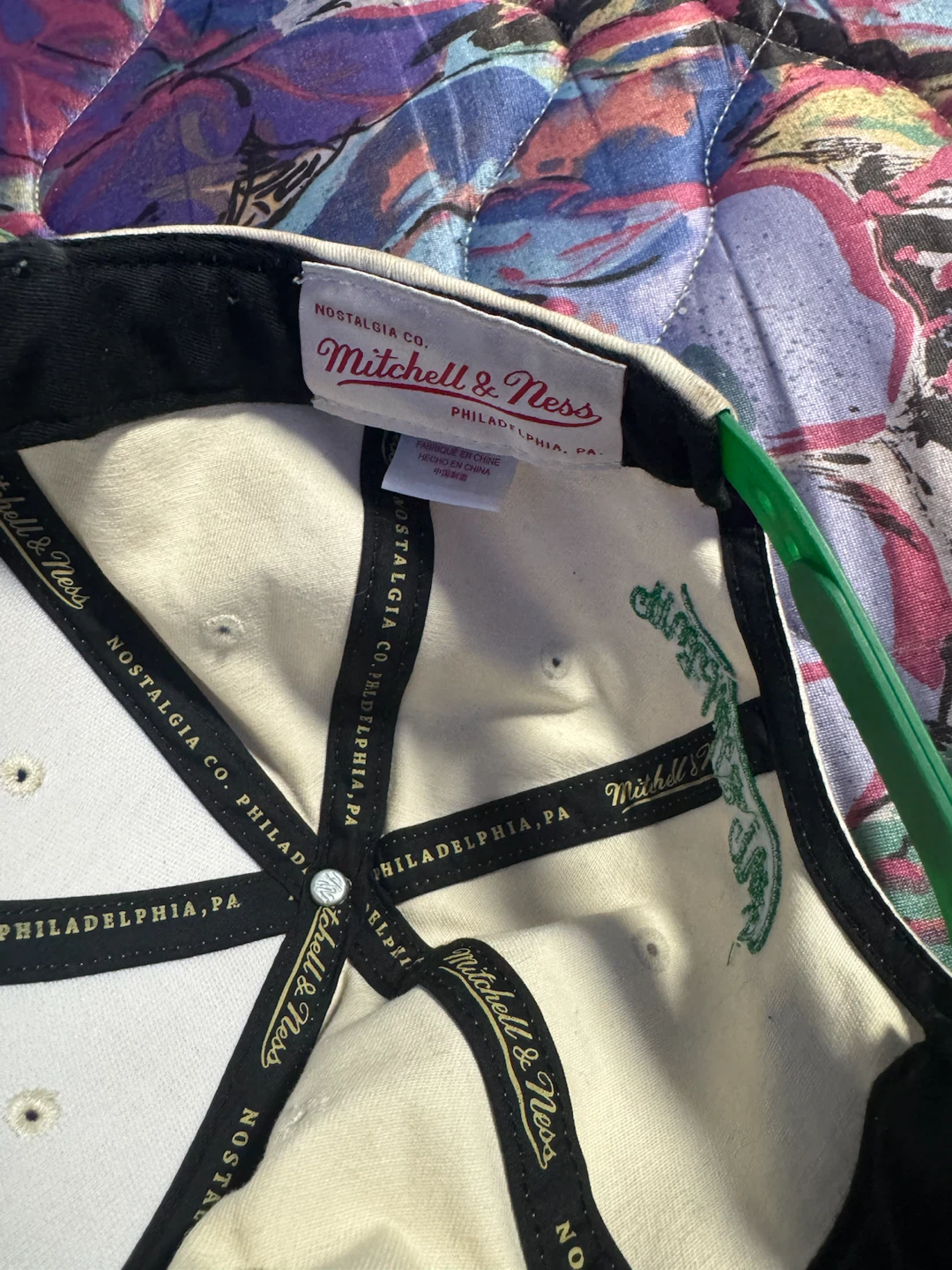 Mitchell & Ness Boston Celtics snapback hat - photo 2