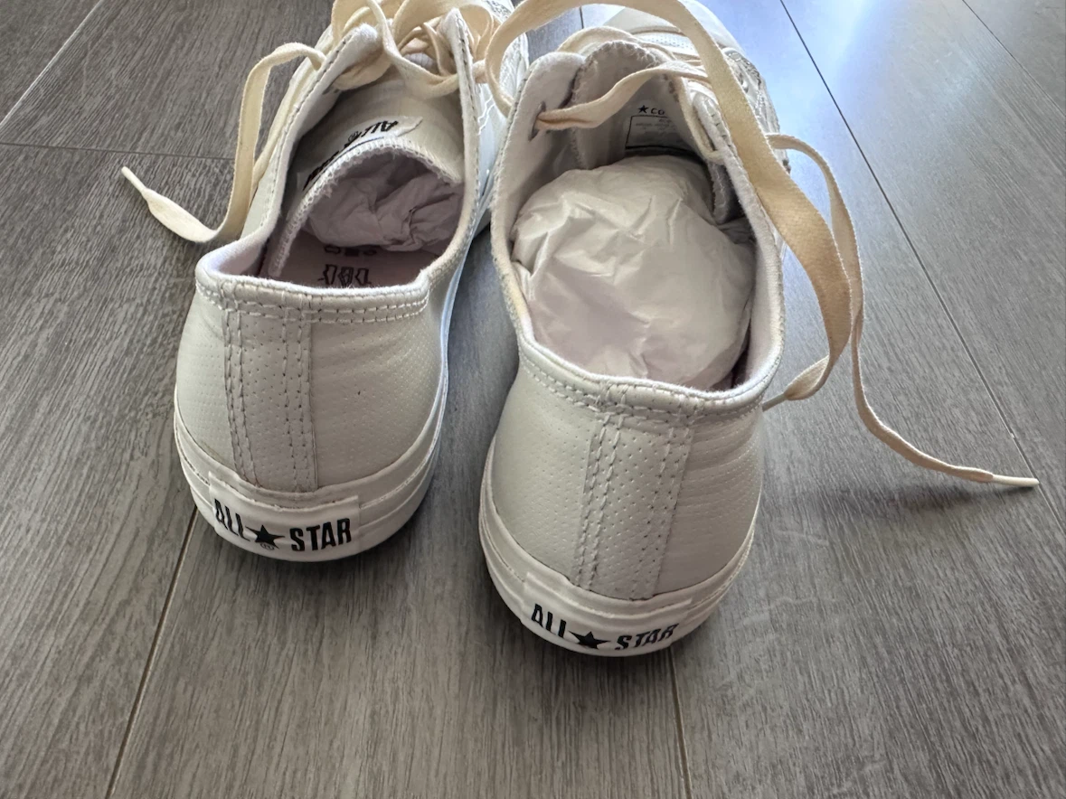 Men’s Converse All Star Low Top – White/Cream - Size 11 - photo 3