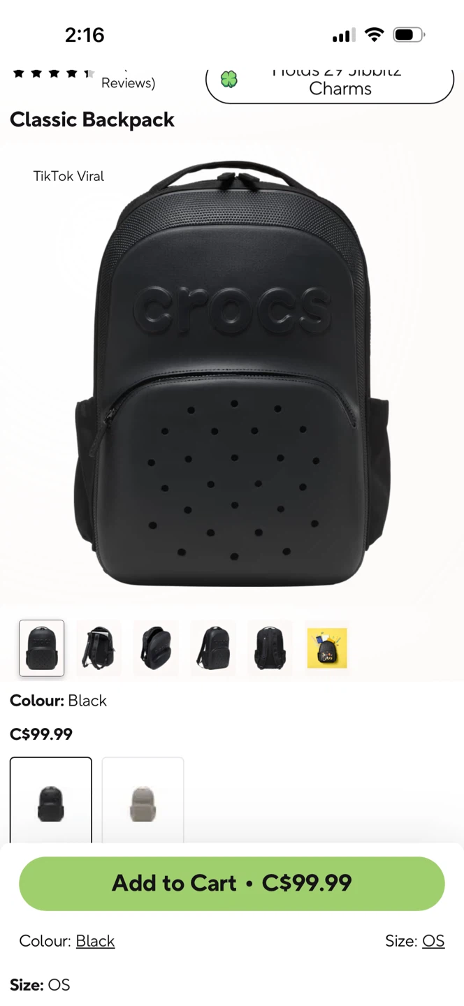 Croc Backpack