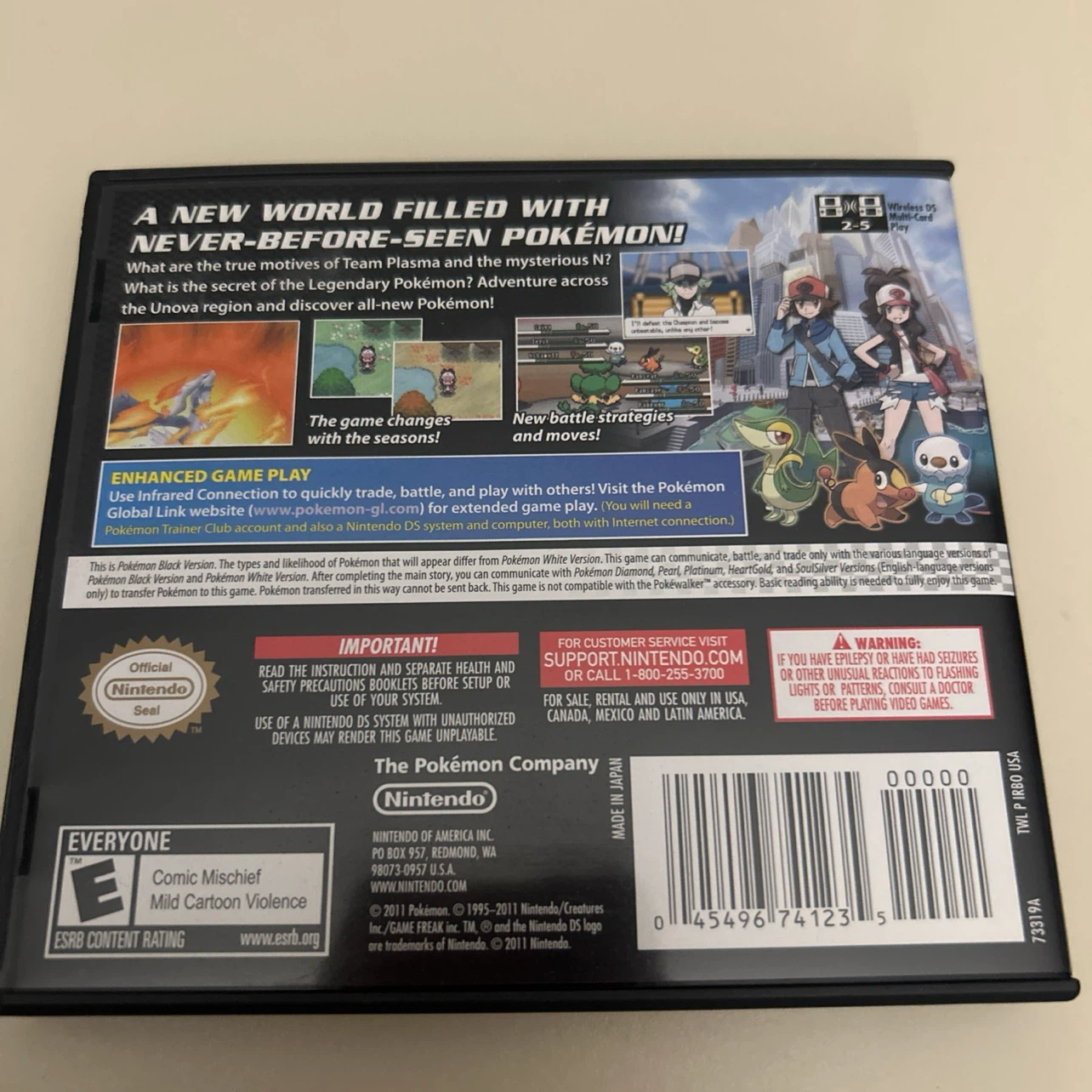 Pokemon Black CIB for Nintendo DS - photo 2