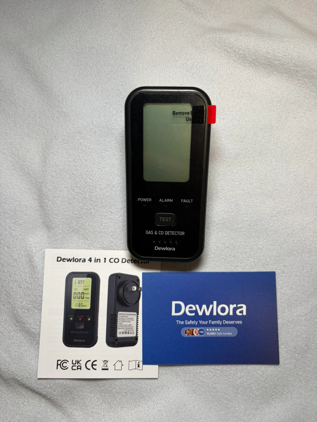 New Dewlora Model DD14 4-in-1 Gas & CO Detector - photo 2