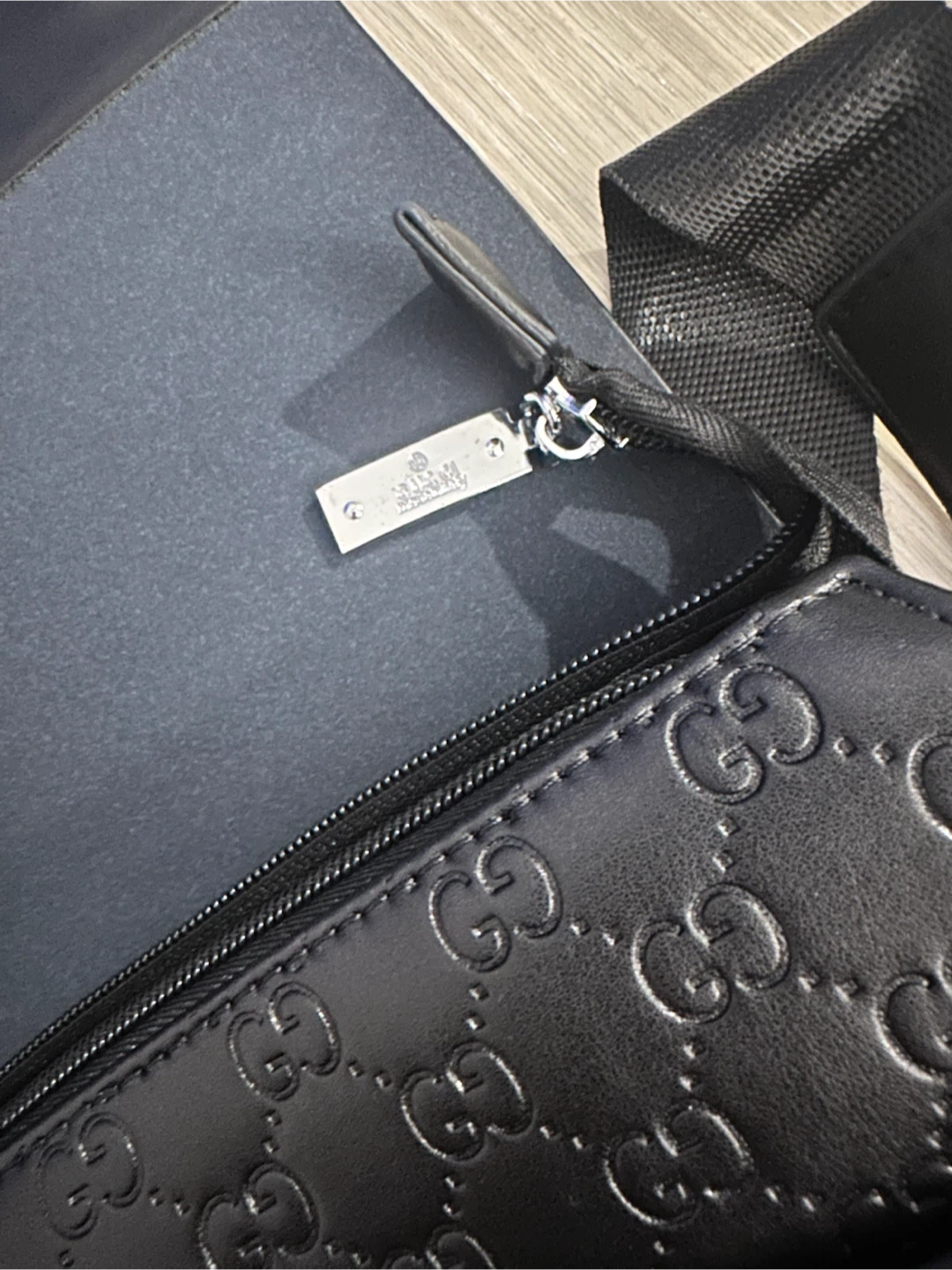 Embossed Monogram Messenger Bag - photo 2