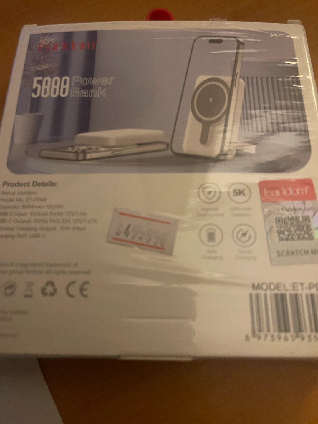 Earldom Mag-safe Power Bank 5000mAh - photo 2