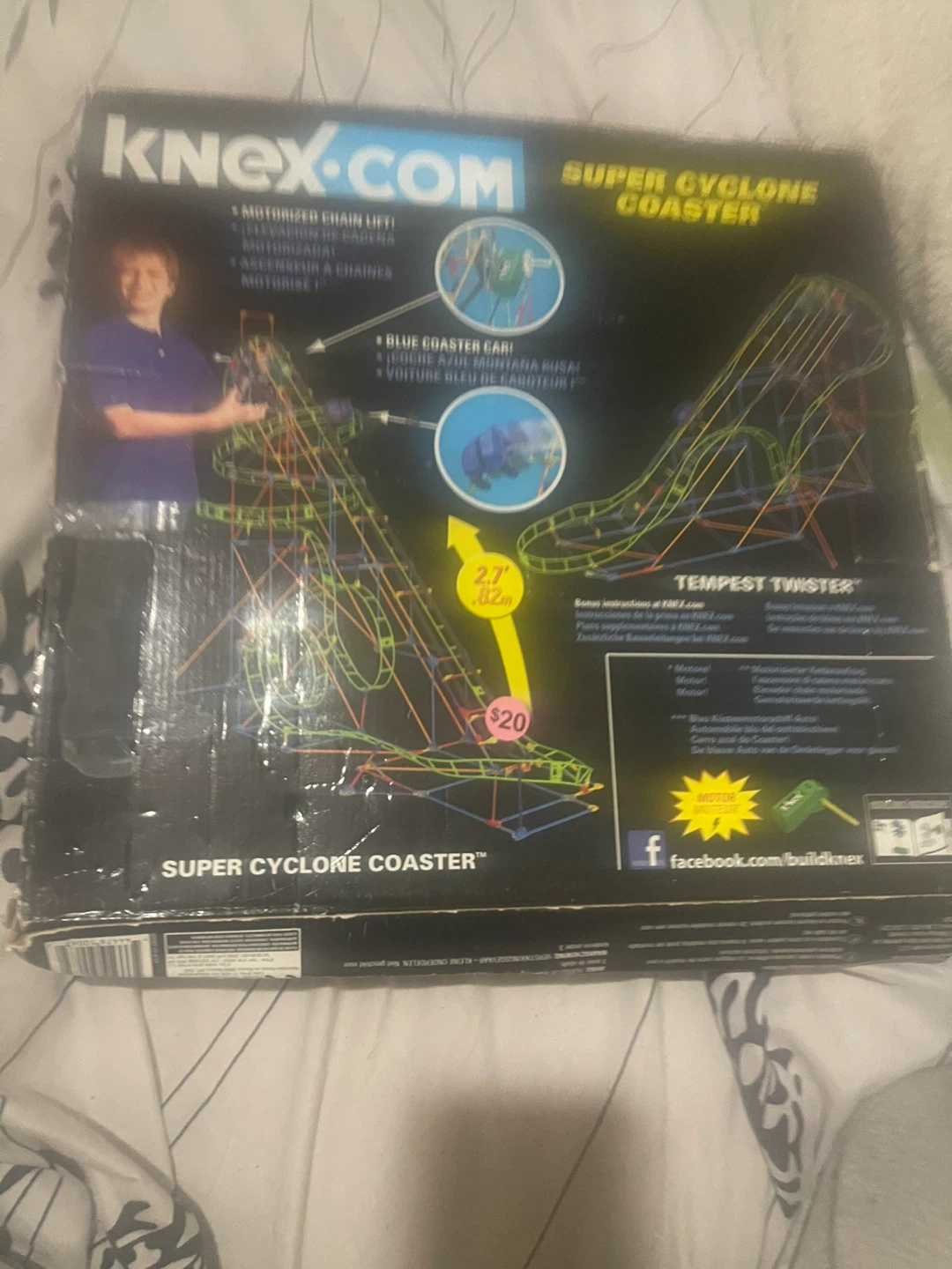K'nex Super Cyclone Coaster Building Toy