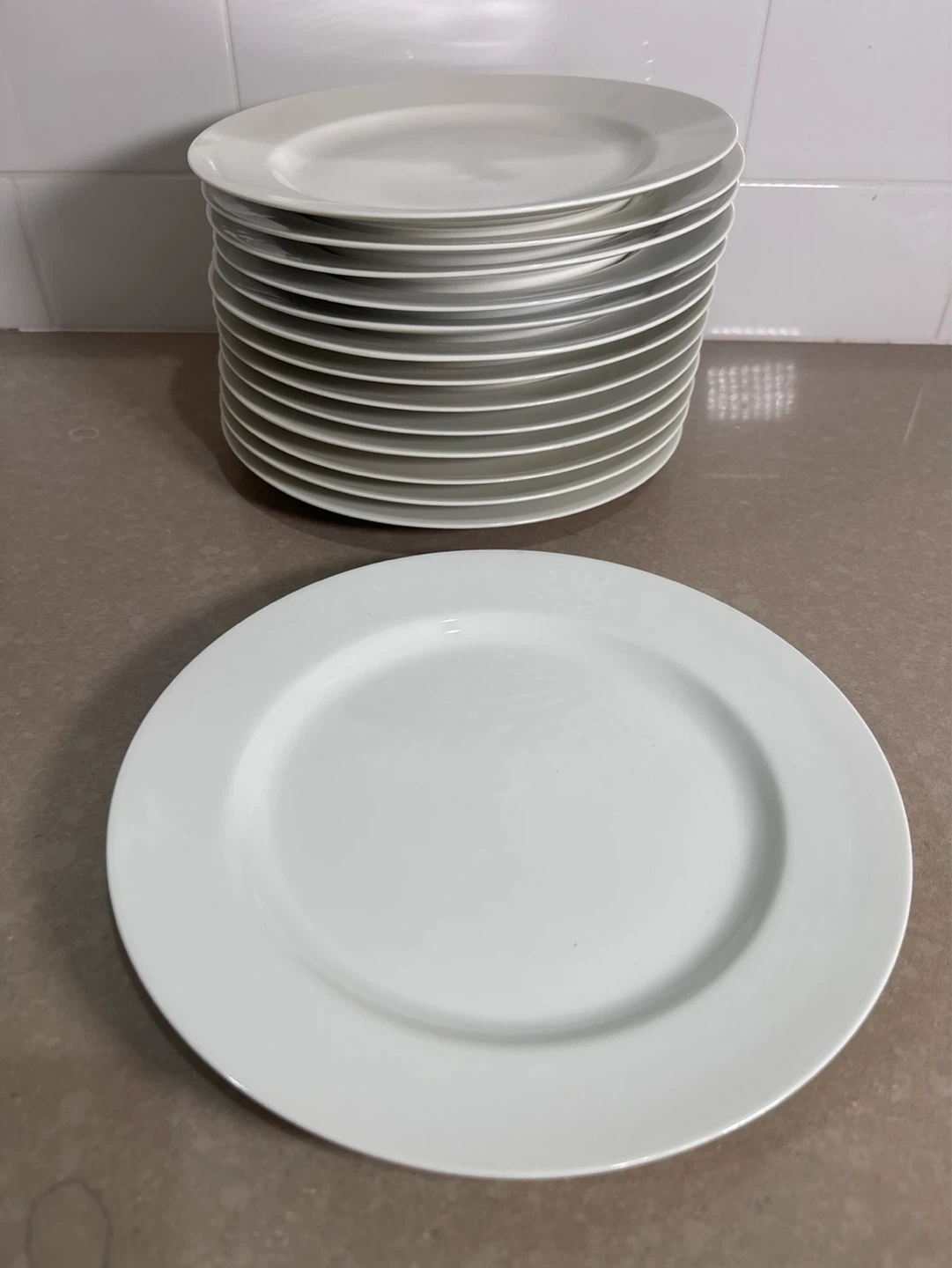 Haviland France White Dinner Plates - Set of 12+
