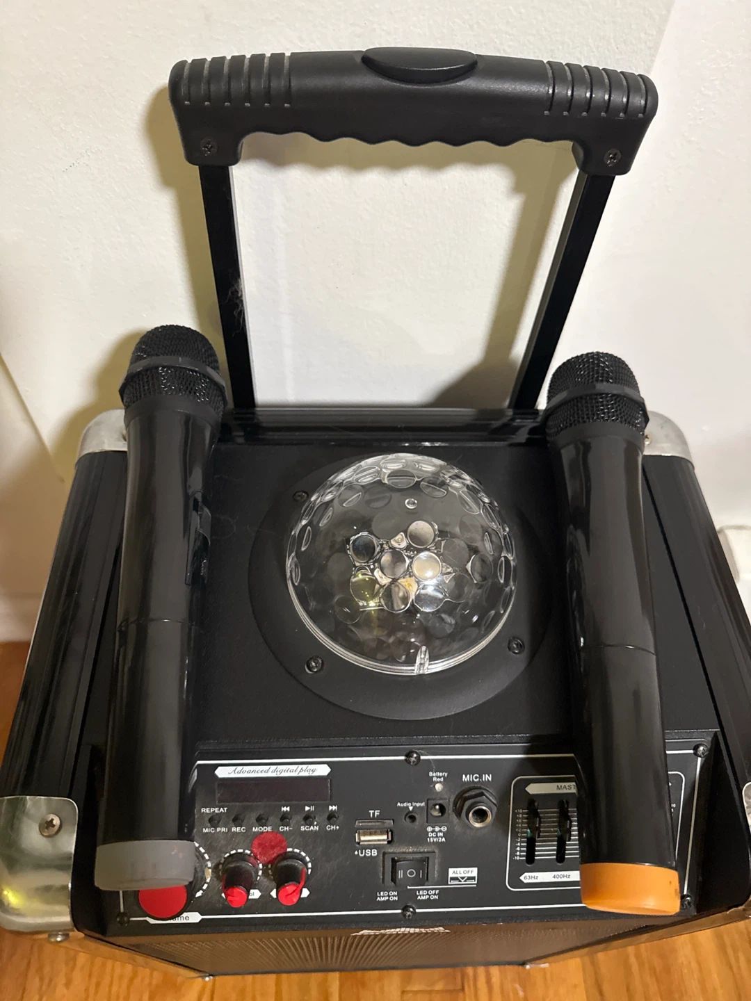 KaraoKing Portable Karaoke Machine with 2 Microphones - photo 2