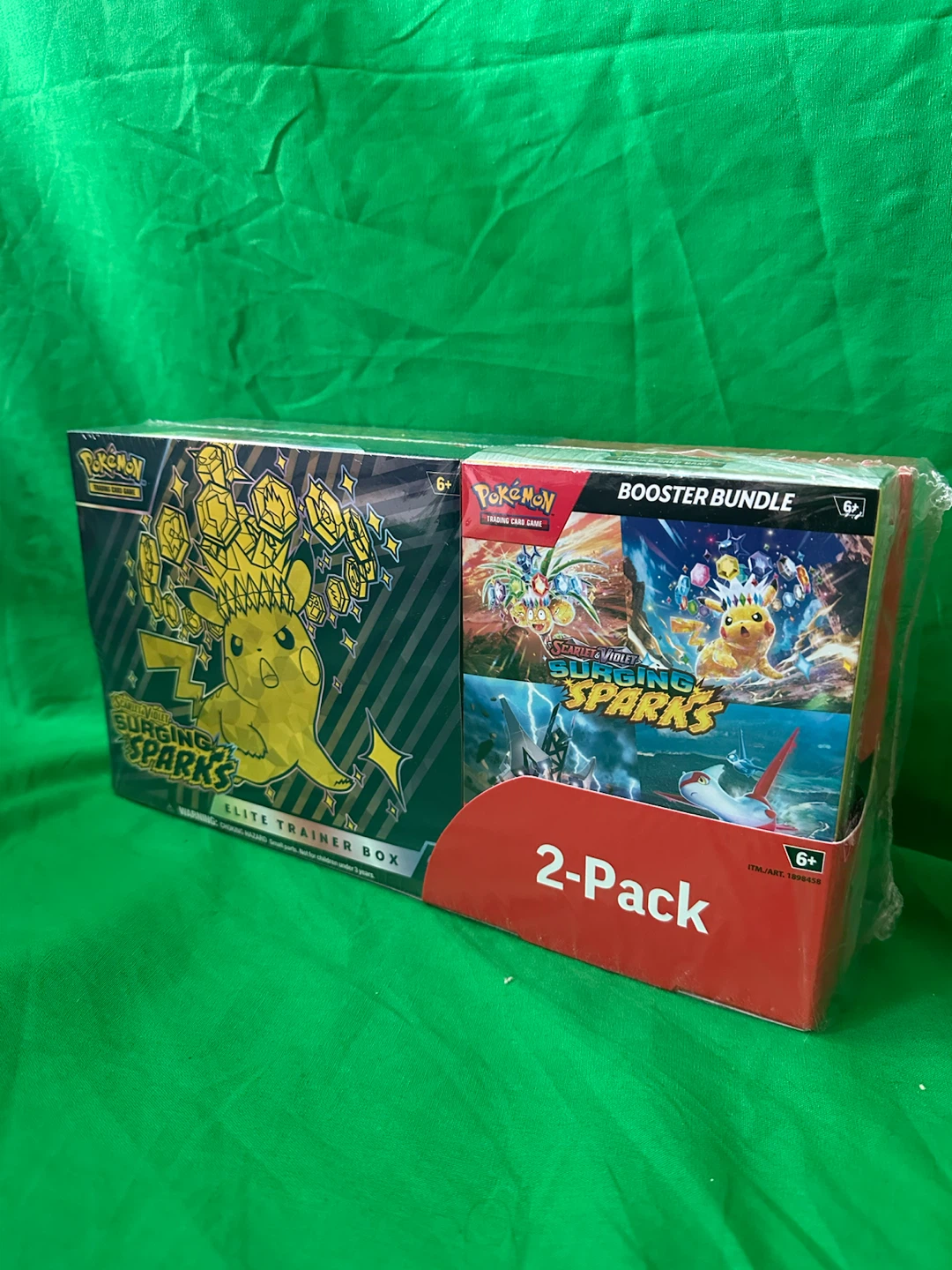 Pokemon Surging Sparks Elite Trainer Box + Booster Bundle - photo 3