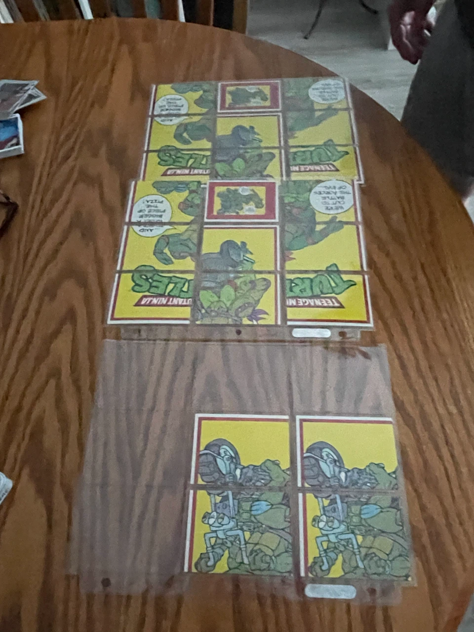 Sticker cards 2 sets Teenage Mutant Ninja Turtles - photo 2