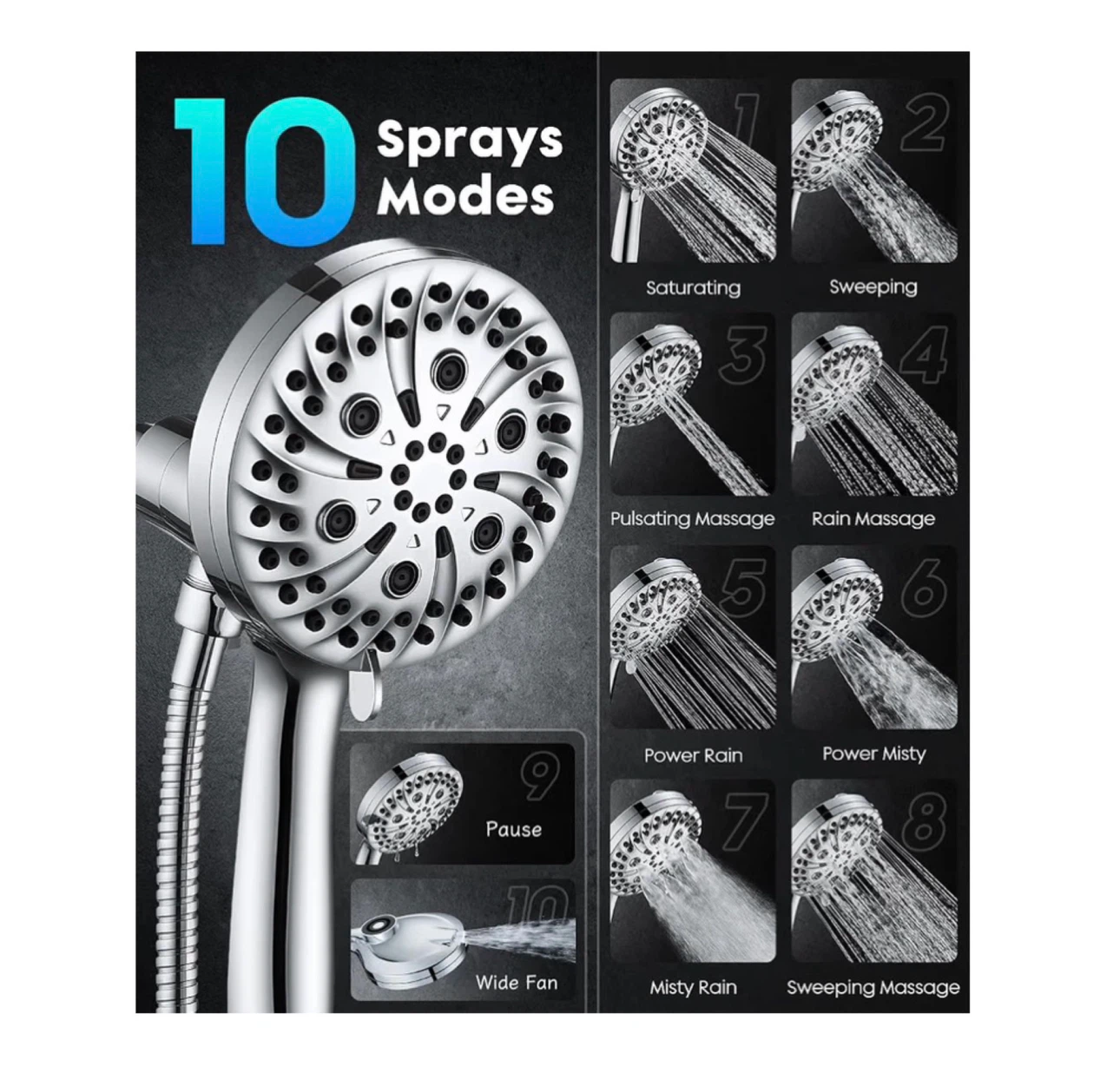 Brand new Shower head with handheld - photo 4