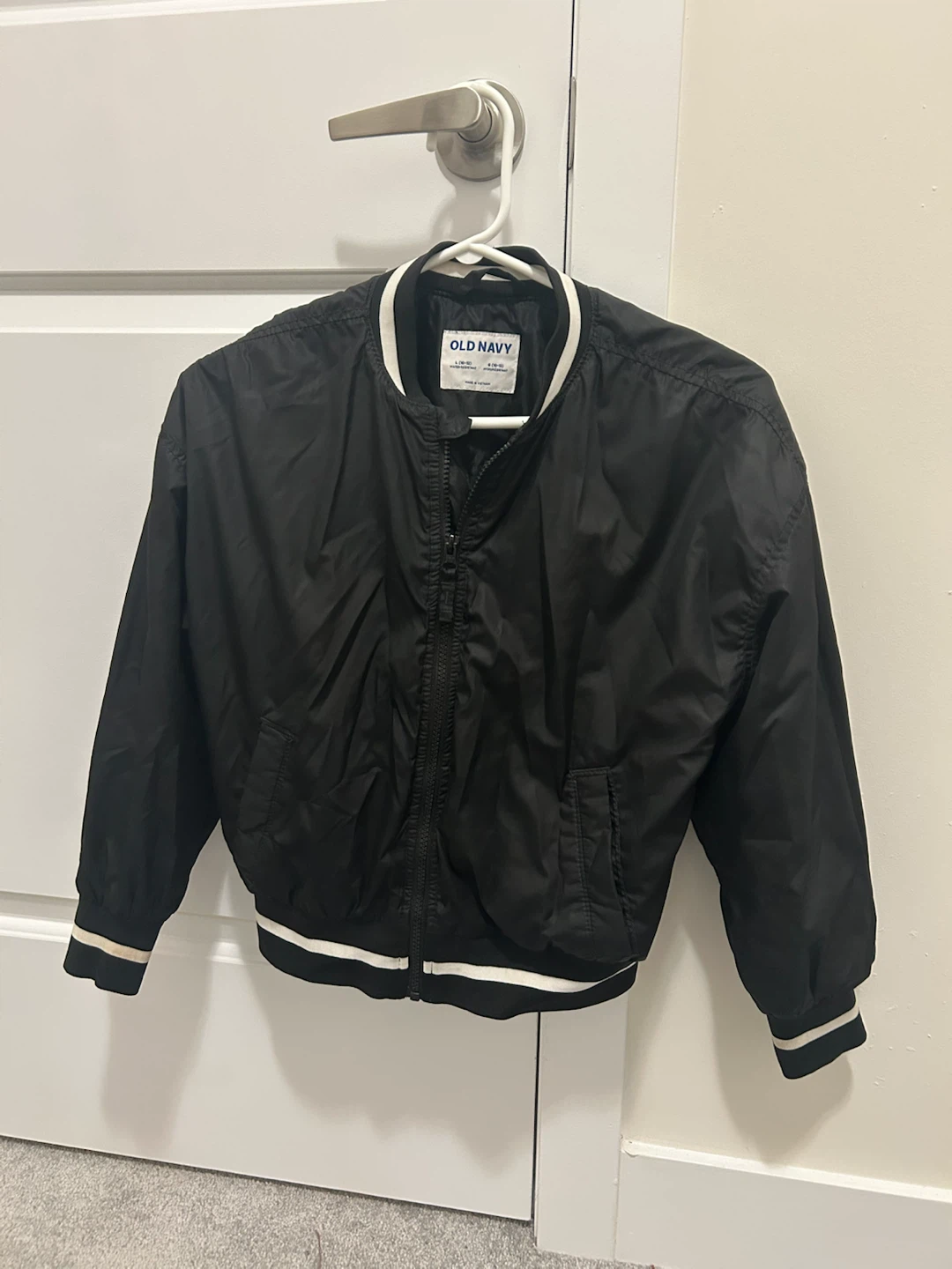 Old Navy Black Bomber Jacket