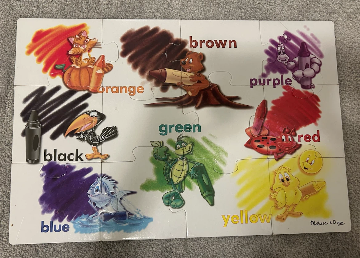 Melissa & Doug Wooden Puzzle - Colors
