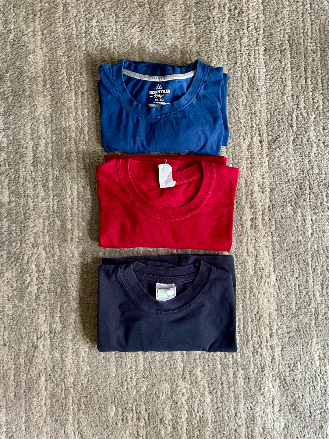 T-Shirts - 2 Pack (Blue, Red,)black long sleeve - photo 5