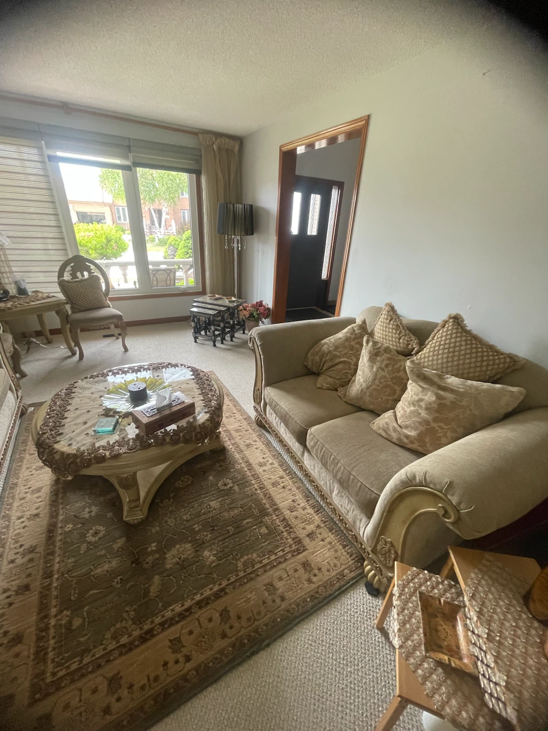 Ashley Couch Sofa Set with Coffee Table and side table - photo 3