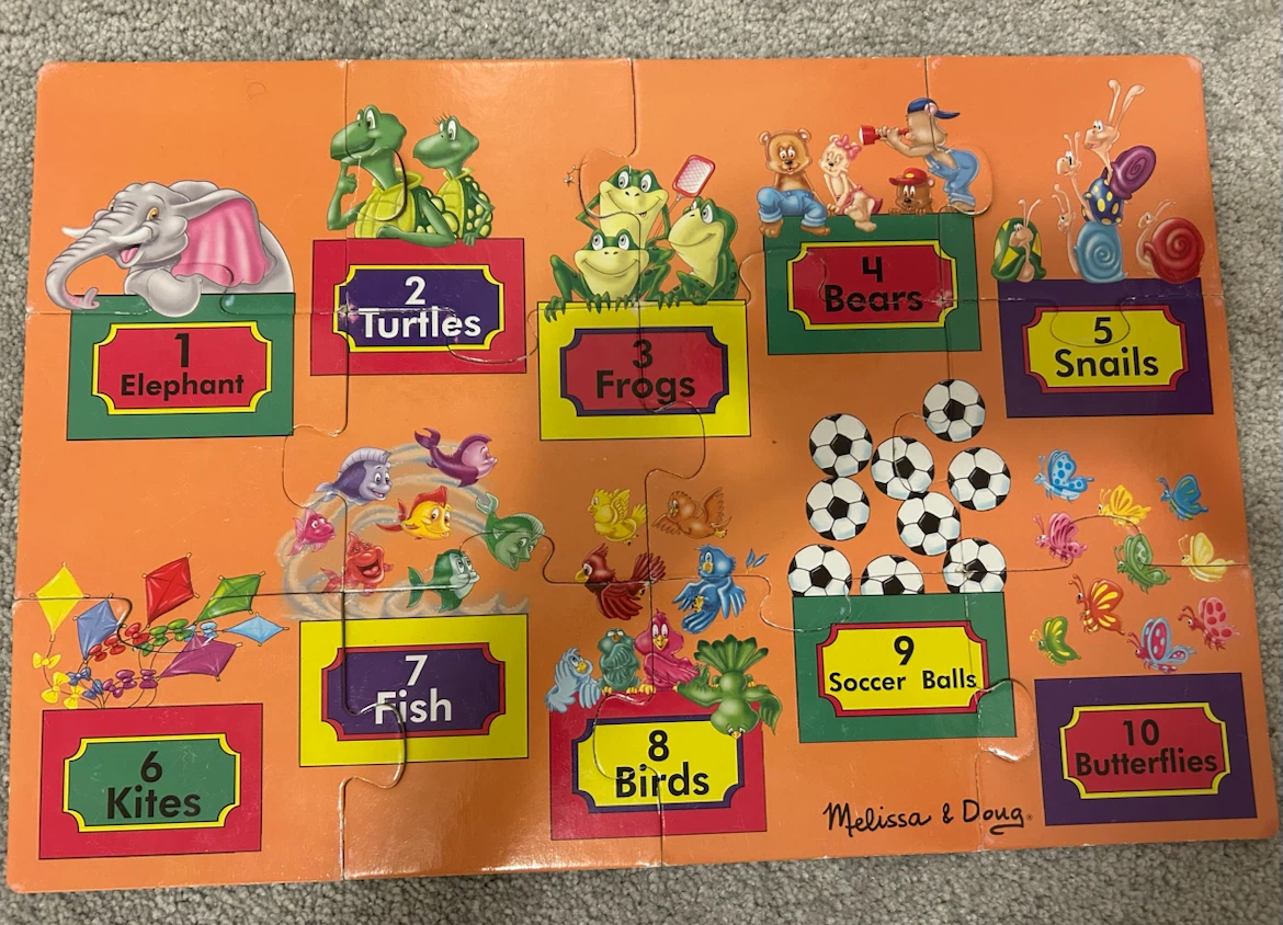 Melissa & Doug 1-10 Number Puzzle
