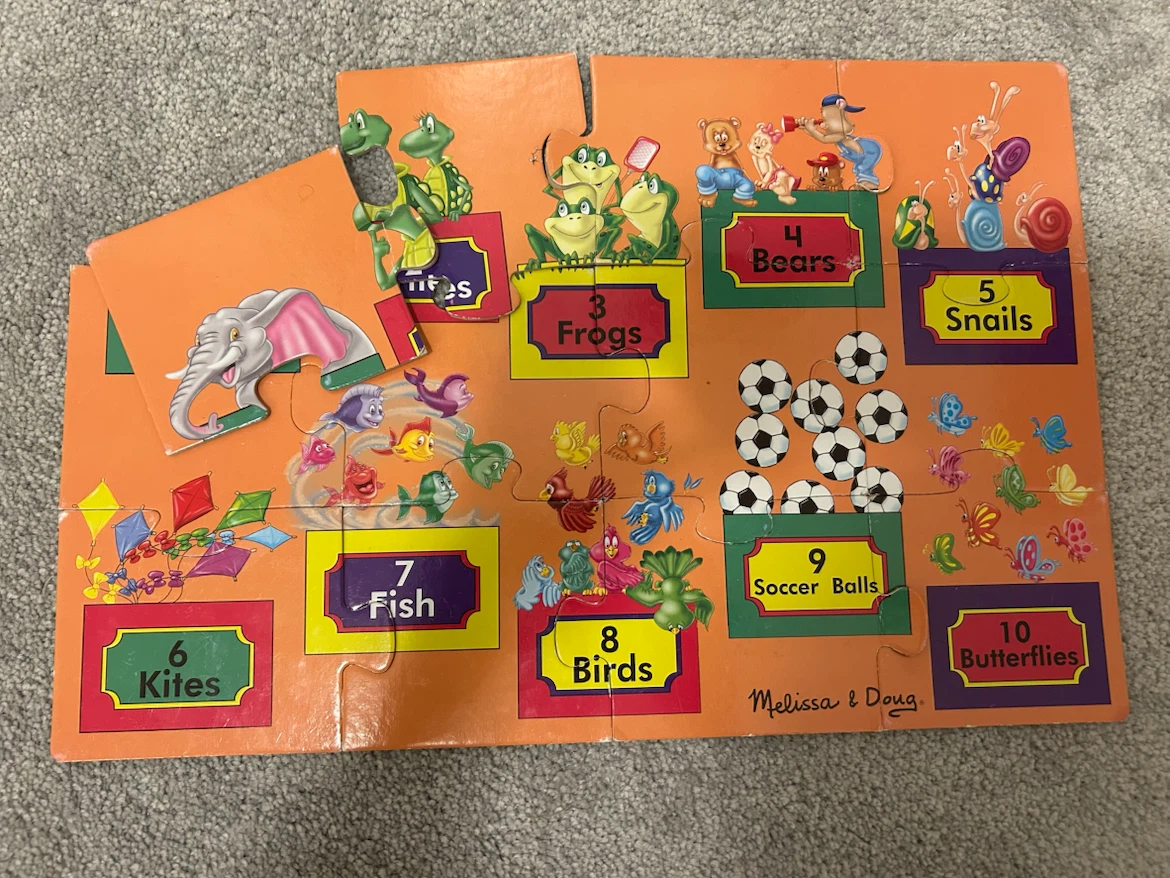 Melissa & Doug 1-10 Number Puzzle - photo 2
