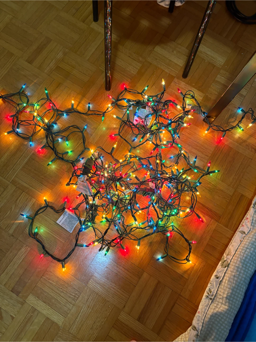 String of Multi-Coloured Christmas Lights - 5 pieces - photo 2