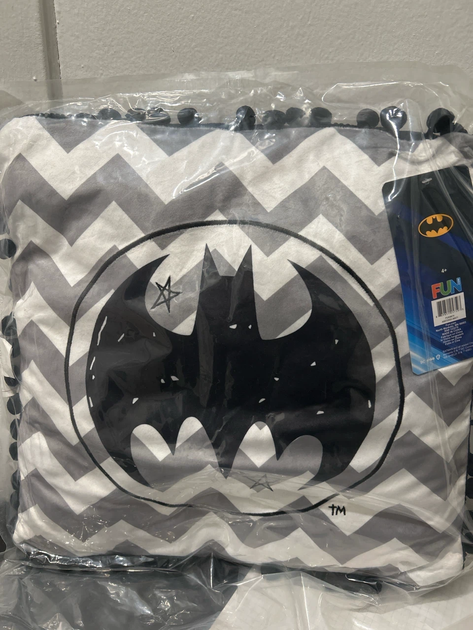 Batman Chevron Throw Pillow