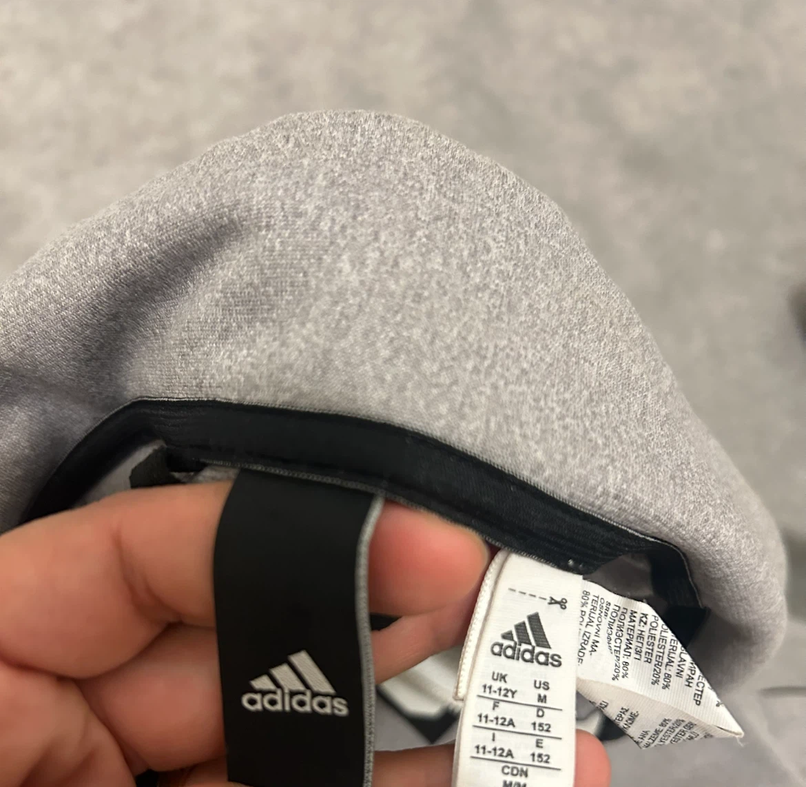 Adidas Grey Track Jacket Size M - photo 3