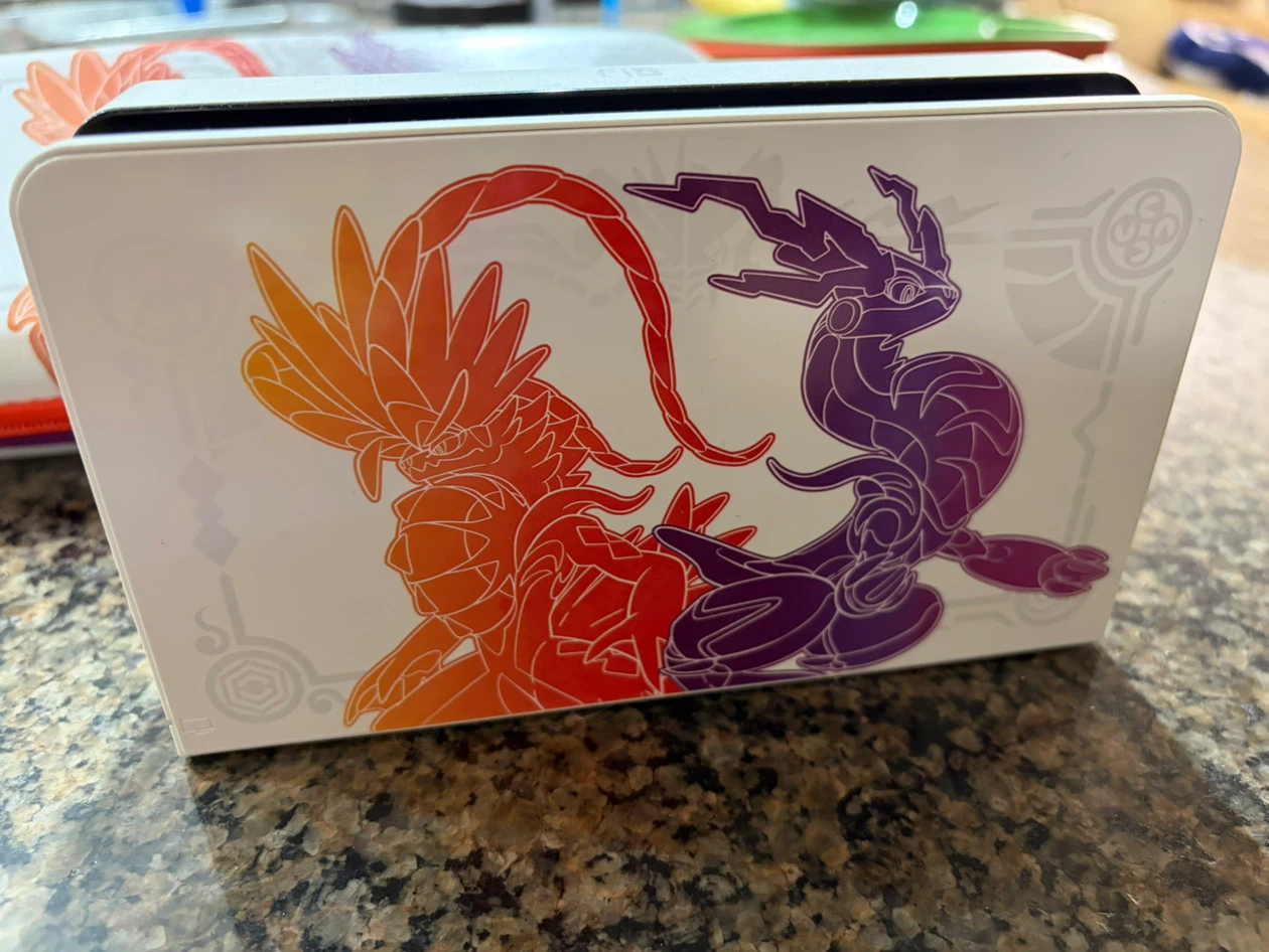 Nintendo Switch OLED Edition Scarlet & Violet - photo 3