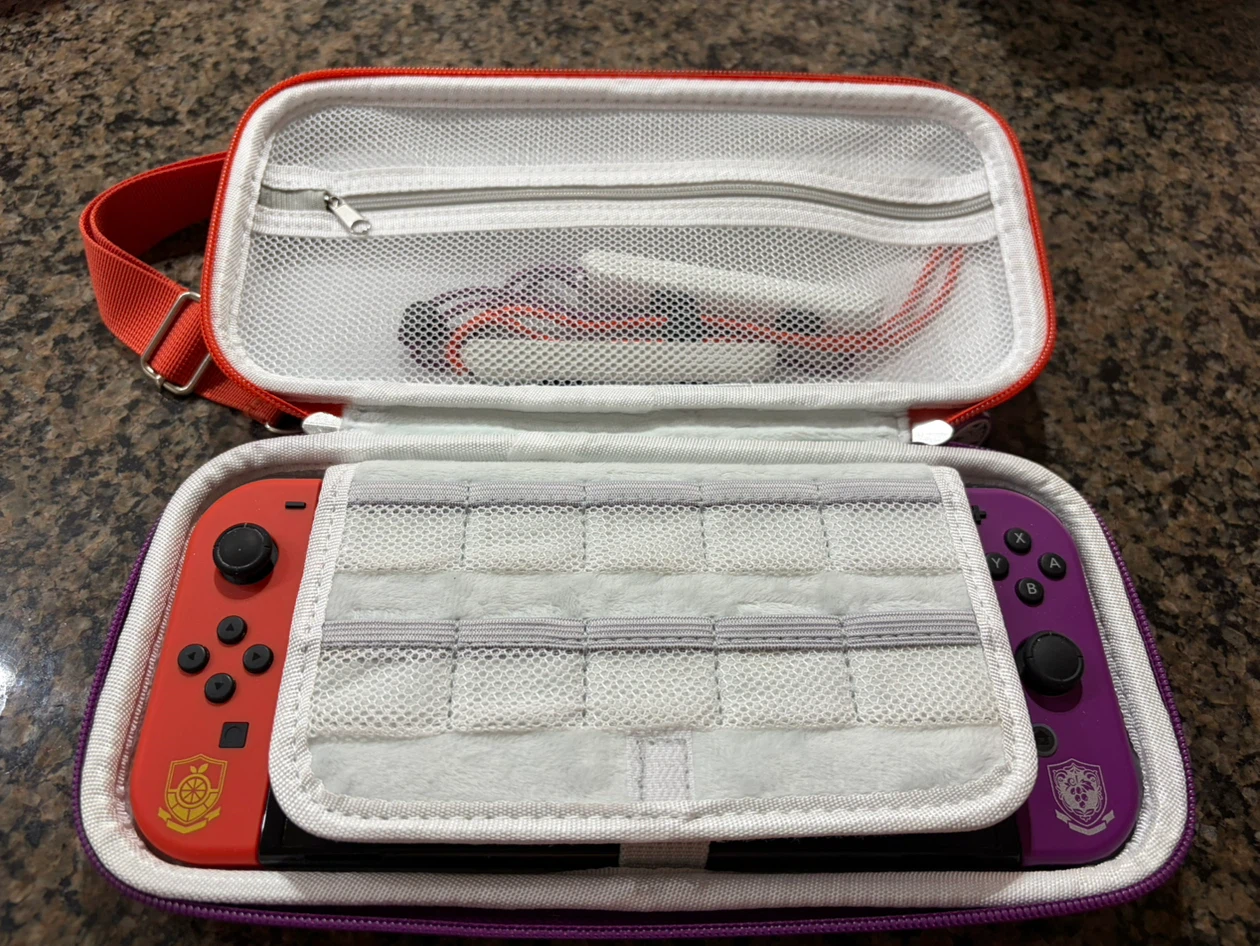 Nintendo Switch OLED Edition Scarlet & Violet - photo 5