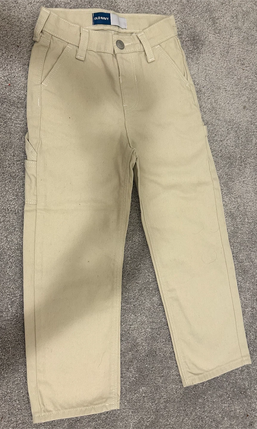 Old Navy Kids Khaki Carpenter Pants