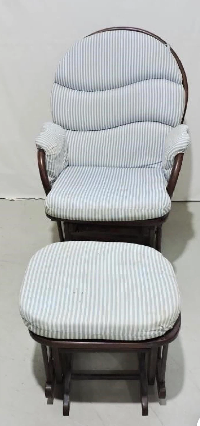 Dutailier Glider Rocker with Ottoman