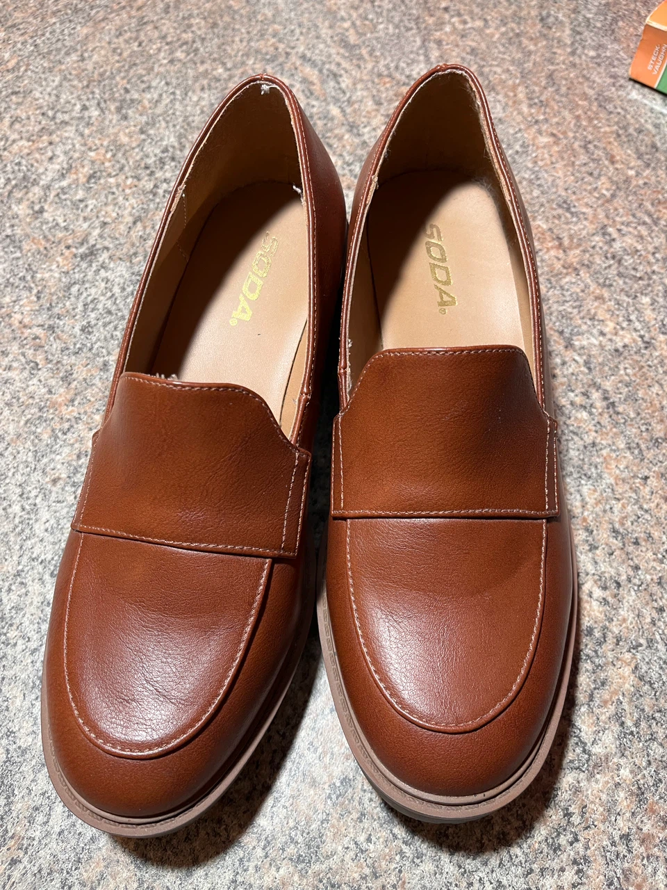 Soda Women's Brown Loafers Size 8M