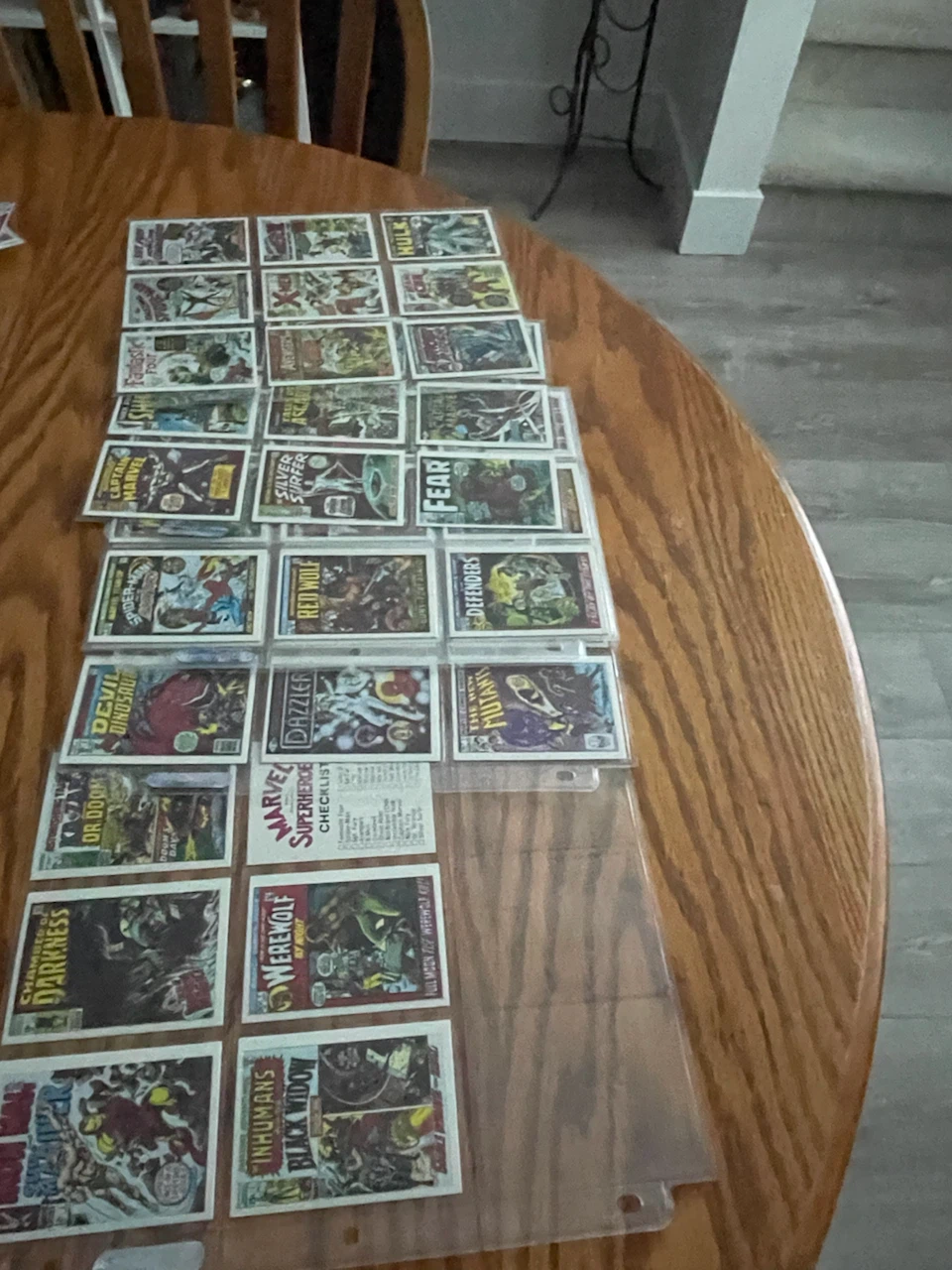 1984 Marvel Super Heroes Trading Cards Collection