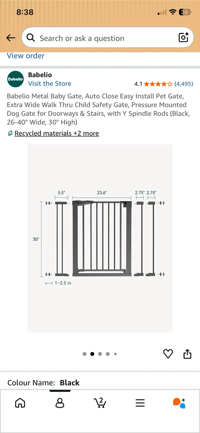 Baby gate/ Dog gate - photo 2