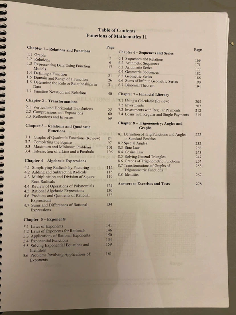 Grade 11 Mathematics Textbook - Dynamic Math - photo 2