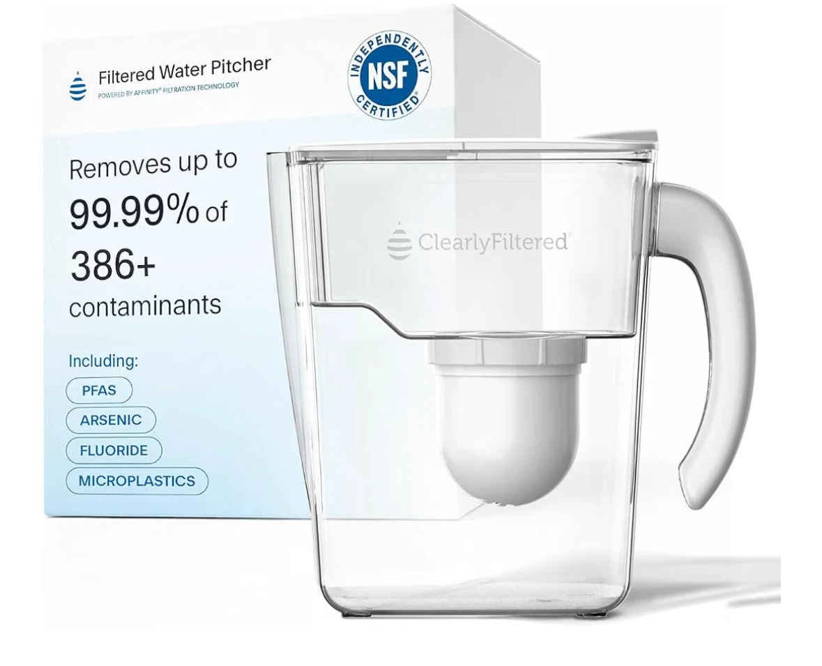 Clearly Filtered Water Pitcher