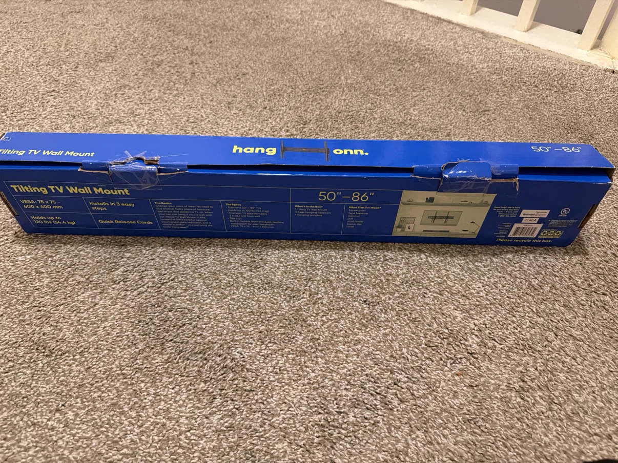 Onn. Tilting TV Wall Mount for 50"-86" TVs