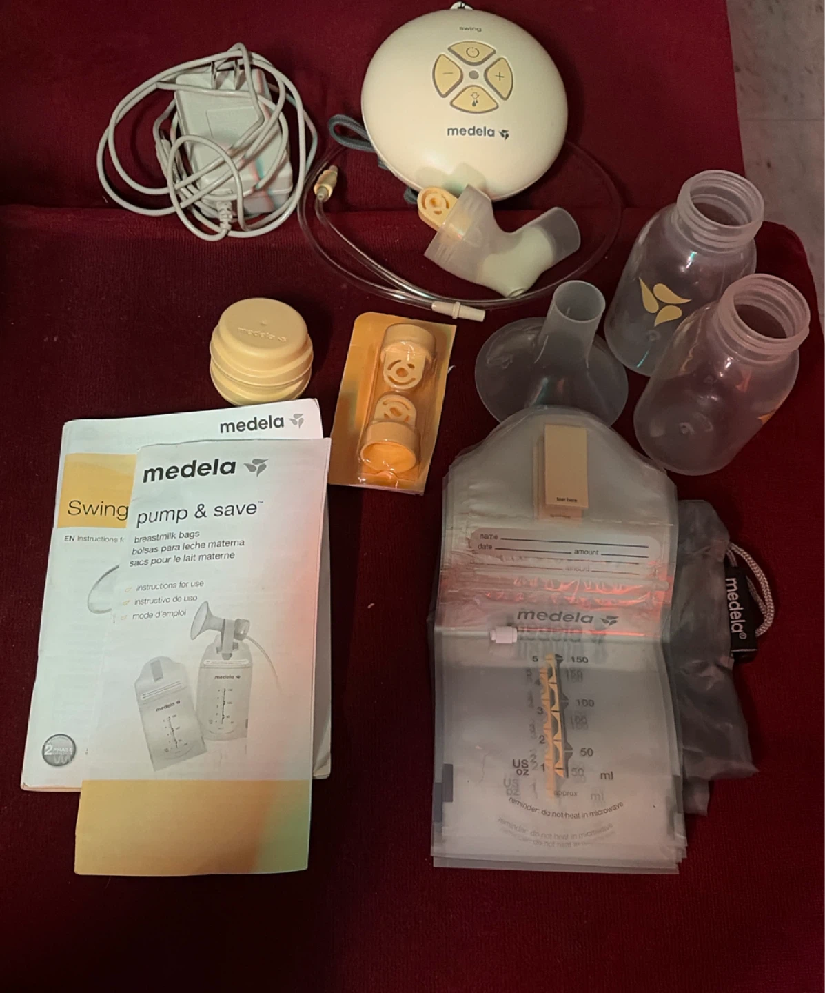 Medela Swing Pump & Save Breast Milk Bags