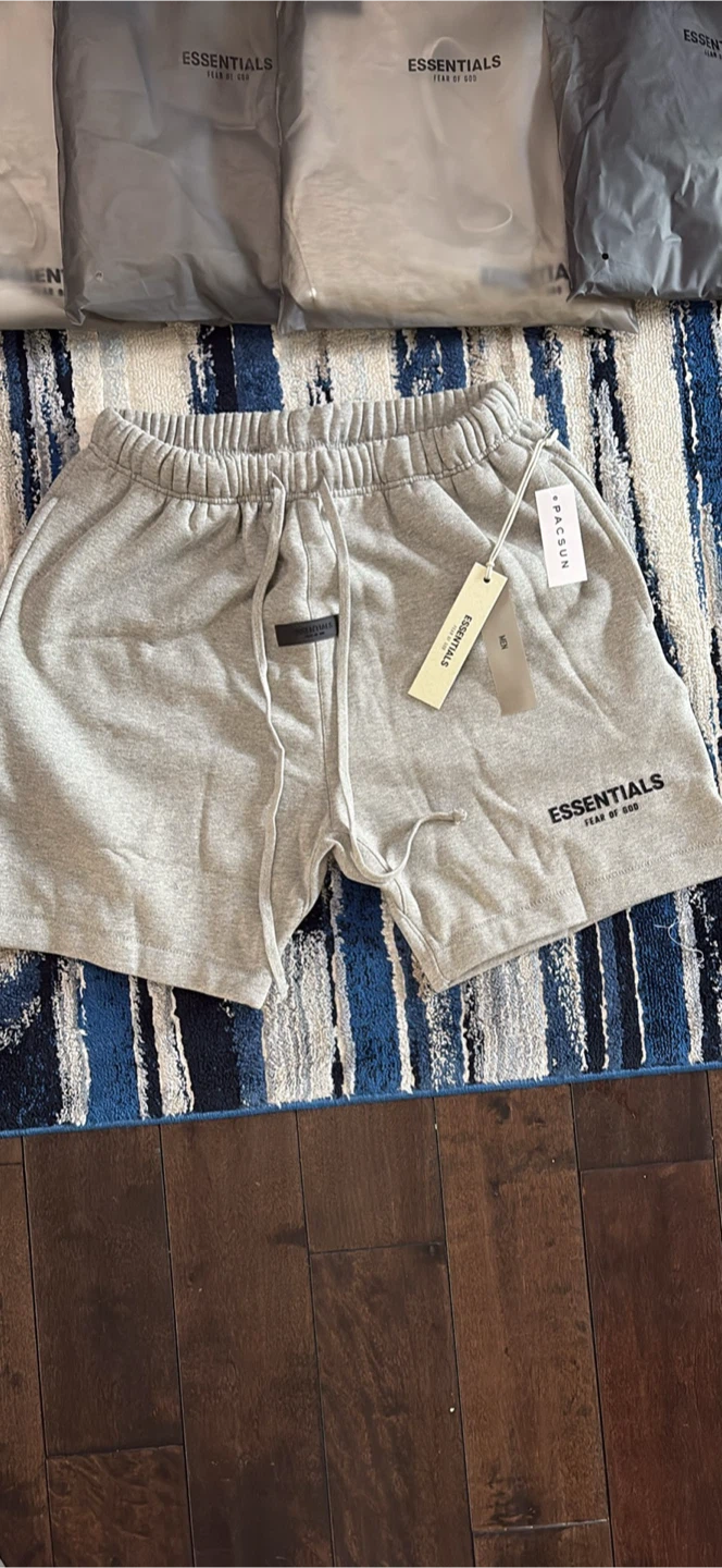 Fear of God Essentials Grey Sweat Shorts - photo 3