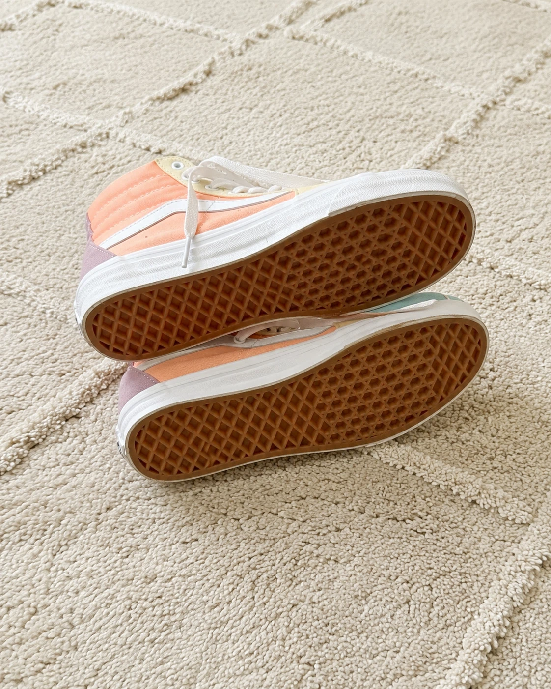 Pastel Vans Sk8-Hi High-Top Sneakers - Women 8.5, Men 7 - photo 3